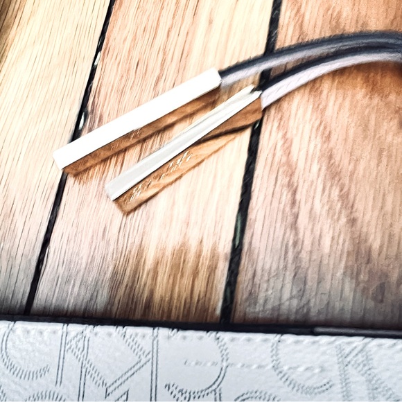 Calvin Klein Beige Monogram Tote - Picture 4 of 5